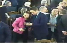 Sejm ujawnił nagranie z Sali Kolumnowej. Opozycja mówi ze nie była jednak byli.