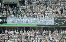 Kibice Legii Warszawa: "Witamy w Tuskolandii"