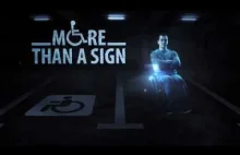 Hologram przeciwko parkowaniu na miejscu dla inwalidów
