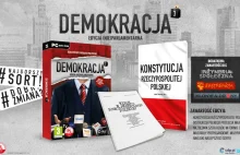 Gra Demokracja 3 z dobrą zmianą, w pudełku Konstytucja i wyrok TK