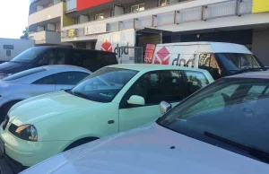 DPD blokuje parking dla mieszkańców w warszawie na Romaszewskiego