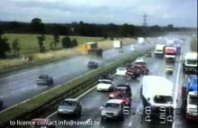 Wypadek na autostradzie A6