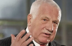 Václav Klaus bez ogródek: "Celem polityki otwartych ramion jest...