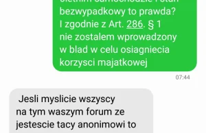 Janusz z OLX straszy Mirków prokuraturą za pytanie o VIN