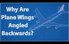 Dlaczego skrzydła samolotów są skierowane do tyłu?