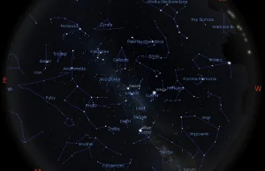 Nocne niebo - Wrzesień 2018 - Noce z kometą 21P/Giacobini-Zinner.