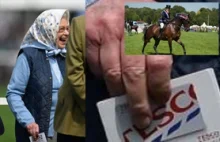 Elżbieta II podczas pokazów konnych wygrała £50 voucher z Tesco