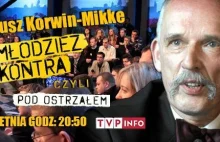 Janusz Korwin-Mikke - masakra kolejnego lewaka już dziś o godz.20:50 na tvp info