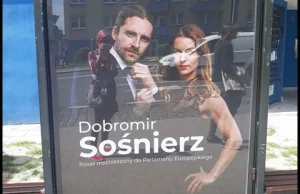 Feministki striggerowane przez plakat wyborczy Dobromira Sośnierza