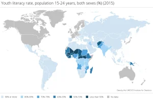 Analfabetyzm na świecie - Geographic For All