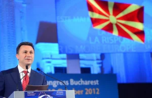 Macedonia: Były premier skazany na dwa lata więzienia