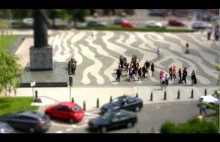 Poznań w czasie Euro nakręcony w technologii tilt-shift