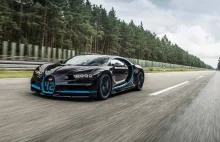 Bugatti Chiron najszybciej przyspieszającym samochodem produkcyjnym.