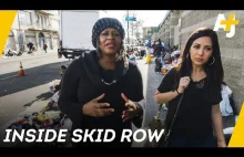 Skid Row - dzielnica Los Angeles, gdzie w jednym miejscu zebrano 10 tysięcy...