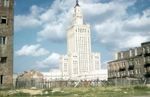Warszawa w 1958 roku na kolorowych zdjęciach