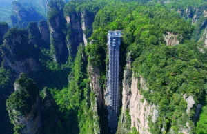 Bailong Elevator: World's tallest outdoor glass elevator