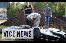 Ukraincy odkrywaja zbiorowe mogily, po opuszczeniu Slowianska przez Rosjan