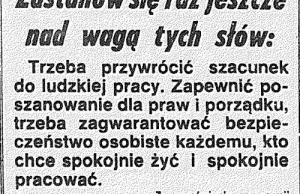 Kraj po „ocaleniu” - „Trybuna Ludu” o stanie wojennym