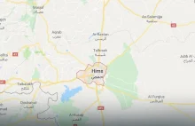 Atak z powietrza na lotnisko wojskowe w Syrii
