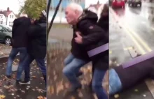 WIDEO] Przerażony emeryt brutalnie rzucony na ziemię przez czarnoskórego...