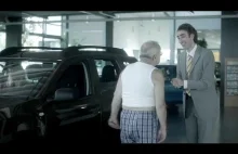 Angielski mocny humor w zakazanej reklamie Dacia :)