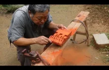 DIY: taboret składany z jednego kawałka drewna (sic!)
