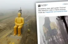 Gigantyczny pomnik Mao Zedonga zniknął