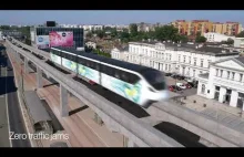 Nadziemne metro połączy Katowice i Sosnowiec z lotniskiem - wizja Bombardiera