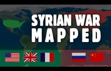 Zrozumieć wojnę w Syrii w 9 minut z pomocą prostych map