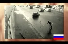 Na rosyjskim chodniku też bezpiecznie nie jest...