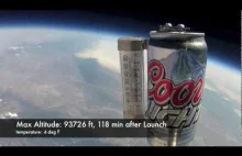 Piwko wysłane w kosmos, na jakiej wysokości najlepsze do spożycia?