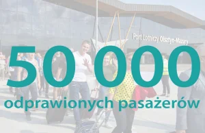 50 000 odprawionych pasażerów - Port Lotniczy Olsztyn - Mazury