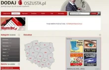 Dodajoszusta.pl - donosicielstwo kwitnie w internecie