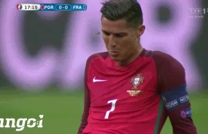 Magiczne ujęcie: Ćma przysiadła na załamanym Ronaldo