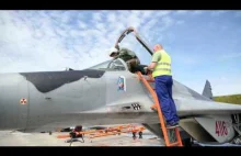 Reportaż o polskim pilocie pokazowym na MiG-29