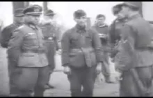 Polski dezerter przesłuchiwany przez Niemców. Marzec 1945r.