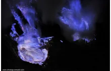 Dlaczego płomienie wydobywające się z indonezyjskiego wulkanu są błękitne?