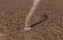 Amerykańska sonda sfotografowała z orbity marsjańską trąbę powietrzną