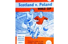Polska v Szkocja 2:1 pamiętny mecz z 13 października 1965 roku