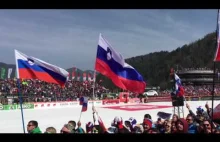 Stefan Kraft - 251m vs Kamil Stoch - 251.5 m Planica widok z trybun