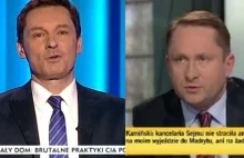 Dwie telewizje, dwa światy. Durczok zmasakrował Kamińskiego, a w TVP...