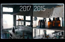 Proceder dewastacji - Laboratorium w ZNTK - Porównanie zniszczeń 2015 - 2017