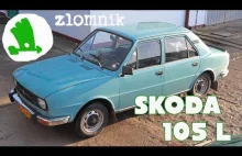 Złomnik: Skoda 105 - pomiar przyspieszenia kalendarzem