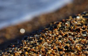 Jak wygląda piasek powiększony 250 razy?