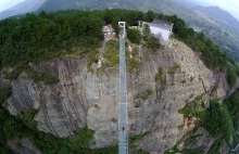 World’s Longest Glass Bridge, 590ft High, Opens In China – Tourists Too...
