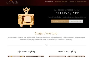 Uwaga na Alerty24.net, stronę Krzysztofa Habiaka podobną do De Lege Artis