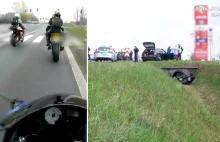 Śmierć 20-letniego motocyklisty. Policja opublikowała film z momentu wypadku.