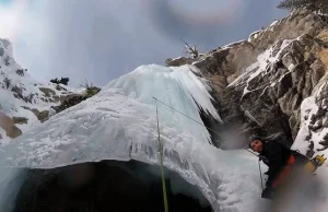 Jak wygląda odpadnięcie podczas wspinaczki lodowej?