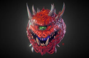 Świetny render 3D kakodemona