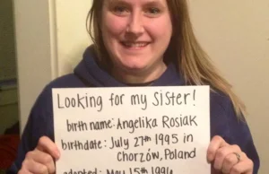 CSI WYKOP - pomóżcie znaleźć adoptowaną siostrę